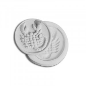 Mulaj Silicon Horoscop Scorpion, Ø 3.8 cm (SLK155)