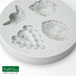 Mulaj Silicon Medalioane / Brose Clasice Ø 3 cm - Img 4