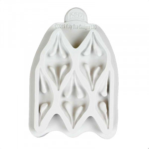 Mulaj Silicon Textura, Decor Puff / Nori, 5 x 2.5 cm - Img 2