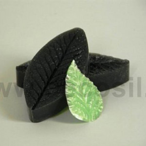 Nagy leveles szilikon mulcs 11,5 x 5,5 cm - Img 3