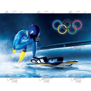 Nyomtatott cukortészta olimpiai sport 4-es modell, A4 - Cukrászda Istet