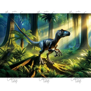 Nyomtatott gofri dinoszauruszok 2. modell, A4 - Istet Cukrászda