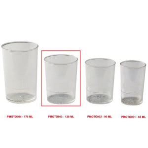 Pahare Reutilizabile Classic 120 ml, Ø 5.5 x H 7 cm, Set 100 Buc - Img 3