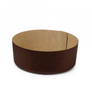 Panettone Baking Tin Ø30xH4cm - 500 gr, Heat Resistant Cardboard, Set 25 Pieces - Img 1