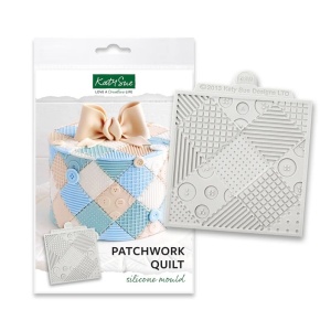 Patchwork Texture Silicone Mullage, 10 x 10 cm - Img 1