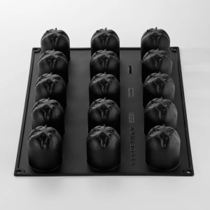 Pavoflex mould 30x40cm Panettone 15 cavities, Ø 5.5 x H 6.5 cm, 130 ml - Img 2