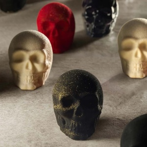 Pavoflex mould 30x40cm Skull 16 cavities, 5 x 7 x H 6 cm, 120 ml - Img 1