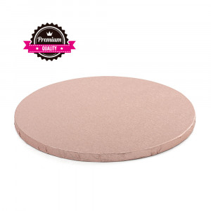 Platou Tort Rotund Roz Vintage, Ø 35 x H 1.2 cm