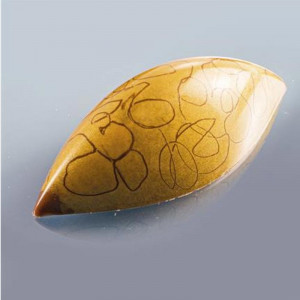 Polycarbonate mould 21 Pralines/Decorations Petals Flowers, 5.4 x 2.4 x H 1.6 cm, 8.5 gr - Img 2