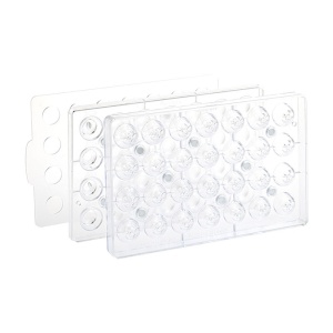 Polycarbonate mould 28 Praline 3D Fruit, Orange - Img 2
