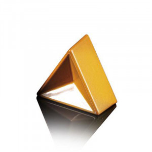 Polycarbonate mould 28 Praline Prisma Triangular, 3.3 x 2.9 x H 1.55 cm, 27.5x17.5 cm, 8 gr