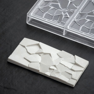 Polycarbonate mould ChocoBAR Crush range - 3 bars - Img 1