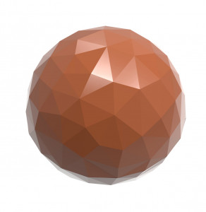 Polycarbonate mould Chocolate Praline, 24 Cavities, Ø 2.5 x H 1.25 cm, 5 gr - Img 1