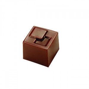 Polycarbonate mould Innovation Range 21 Chocolate Pralines, 2.2 x 2.2 x H 2 cm, 10 gr
