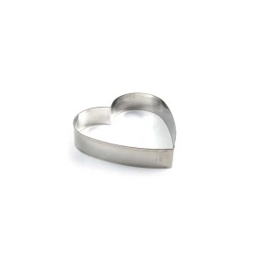 Rama Inox Inima, 18 x H 4 cm