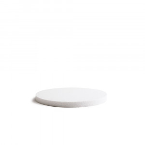 Round polystyrene mould R 20 x H 2.5 cm