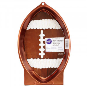 Rugby Ball Cake Tin, 30.5 x 20 x H 7.6 cm, Anodised Aluminium