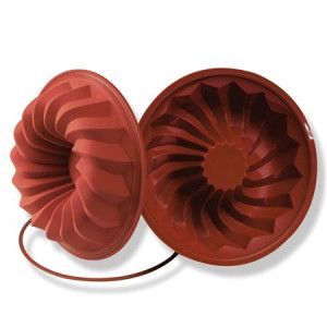 Savarin silicone mould Ø24xH6cm, with ring - Img 2