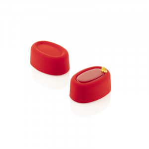 Savarin Silicone Oval Savarin mould 8.8 x 6 x H 3.5 cm, 25 cavities, 130 ml (SQ091) - Img 1
