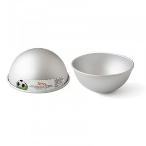 Semi-spherical baking tin, Ø 24 x H 12 cm, Anodised Aluminium, 1 pc - Img 1