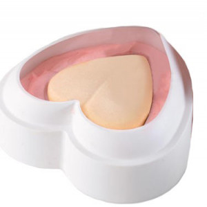 Silicon Cake Tin Inima 3D Ti Amo + Cutter, 17 x 16.4 x H 6.3 cm - Img 7