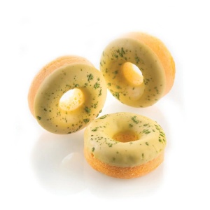 Silicon Donut Doughnuts Ø 7.5 x H 2.8 cm, 6 cavities (SF170) - Img 3