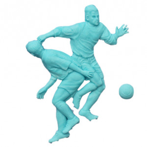 Silicon Footballers mould, 7.5 x 7 cm - Img 3