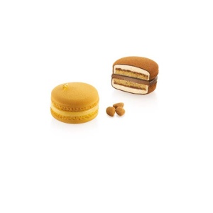 Silicon Macaron mould Ø 6.5 x H 4 cm, 8 cavities x 110 ml - Img 5