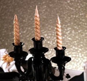 Silicon mould 3D Festive Candle, Ø 1.5 x H 13.5 cm - Img 1