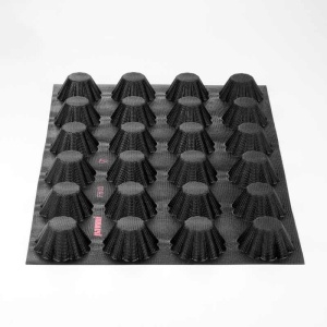 Silicon mould Fiberform 60x40cm 24 cav. Brioche Ø 8 x H 4 cm, 100 ml - Img 4
