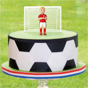 Silicon mould Footballer H 12 cm - Img 2