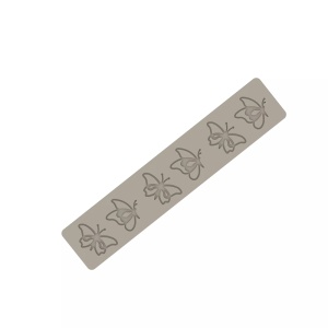 Silicone Mould: Butterflies, Ø 5.7–6.9 x H 0.1 cm, 40 x 20 cm - Img 2