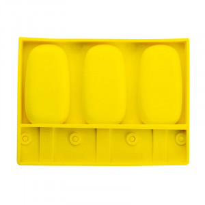 Silicone mould Ice Cream on Capri stick 3 cavities, 90 ml - Img 6