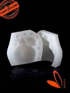 Silicone mould Vintage 3D Perfume Vintage 3D, 6 x 5.5 cm x H 6.7 cm - Img 2