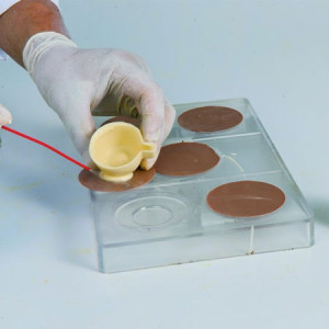 Small Chocolate Chocolate Teacups Ø5xh3.2cm - Polycarbonate mould - Img 4