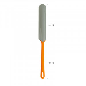 Spatula - Egyenes szilikon spatula műanyag nyéllel Temp Max 230°C, L 31 cm - Img 2
