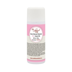 SPRAY VELVET Silk- Colorant Alimentar Roz 400 ml