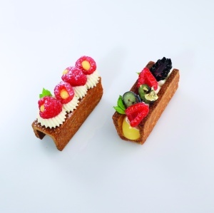 Stainless steel baking tin 39 x 3.2 x H 3.1 cm - Img 1