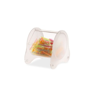 Suport Gelaterie Lingurite Plastic, Polymethyl Food Contact Transparent, 24.5 x 19.5 x H 22 cm - Img 2