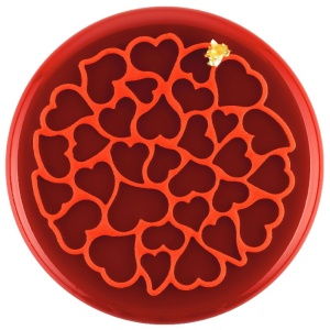 Szilikon forma Decor Love Ø 18 x H 2,5 cm, 9 ml