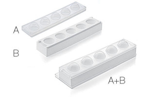 Szilikon forma Or 3D, Ø 5 x H 7,3 cm, 5 üreg, 100 ml - Img 3