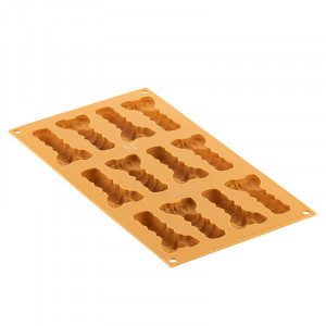 Szilikon forma Silikomart NaturaE Homar 8,1 x 4,2 x H 1,45 cm, 20 ml, 12 üreggel - Img 5