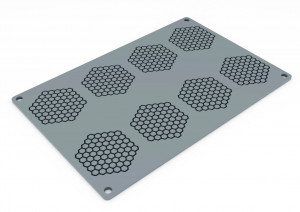 Szilikon Gourmand Fagure forma 6,75 x 6,05 x H 0,2 cm, 8 üreggel - Img 2
