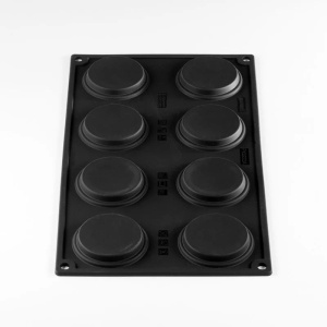 Szilikon kávéscsésze 3D formakészlet, 2 x 8 üreg, Ø 6-5,5 x H 1-6 cm, 20+97 ml - Img 3