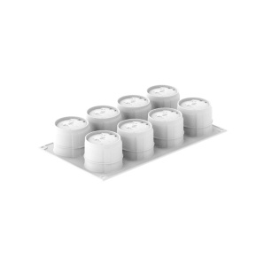 Szilikonforma Antea Ø 6,2 x H 5,1 cm, 8 üreg x 130 ml - Img 4