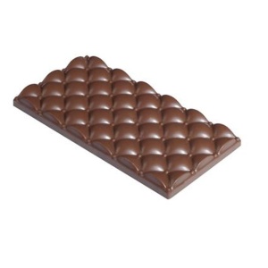 Tablete Ciocolata 13.3 x 7 x H 1 cm - Matrita Policarbonat Matlasat 100 gr, 3 cavitati, 82 gr - Img 2