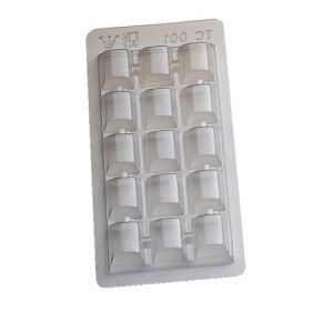 Tablete Ciocolata 15 x 7 x H 1 cm - Matrite plastic 5 buc, 100 gr - Img 2