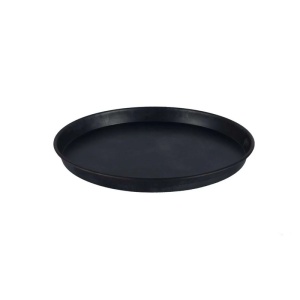 Tava Conica Pizza, Ø 36 x H 2.5 cm, Tabla Neagra