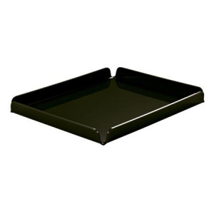 Tavita Margini Drepte, Plexiglas Negru, 26 x 21.5 x H 2 cm - Img 1