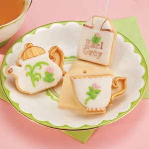 Tea Time - Пластмасови резачки с екстрактор Ø 6 см, комплект 3 бр. - Img 2